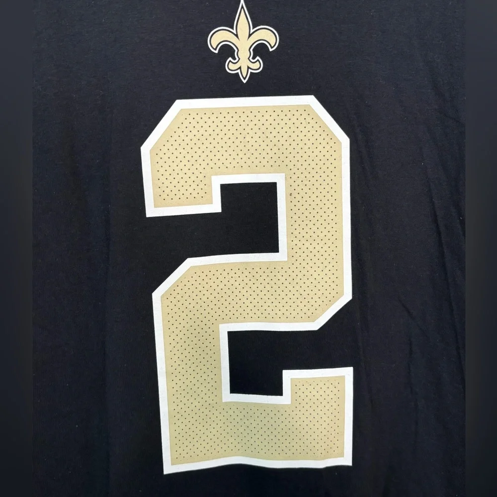 Nike Black Men’s Large Saints WINSTON #2 NFL FOOTBAL Tshirt New With Tags - Picture 4 of 7